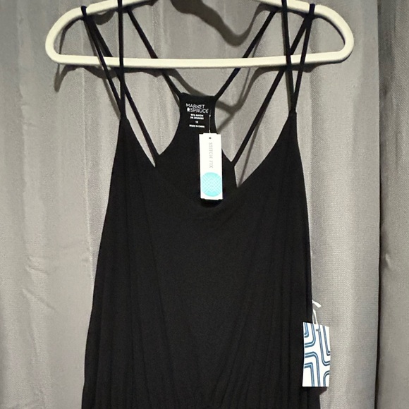 Black Knit Maxi Dress - Picture 3 of 11